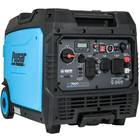 Pulsar 7,600 Watt Dual Fuel Inverter Generator with Remote Start & CO Sentry