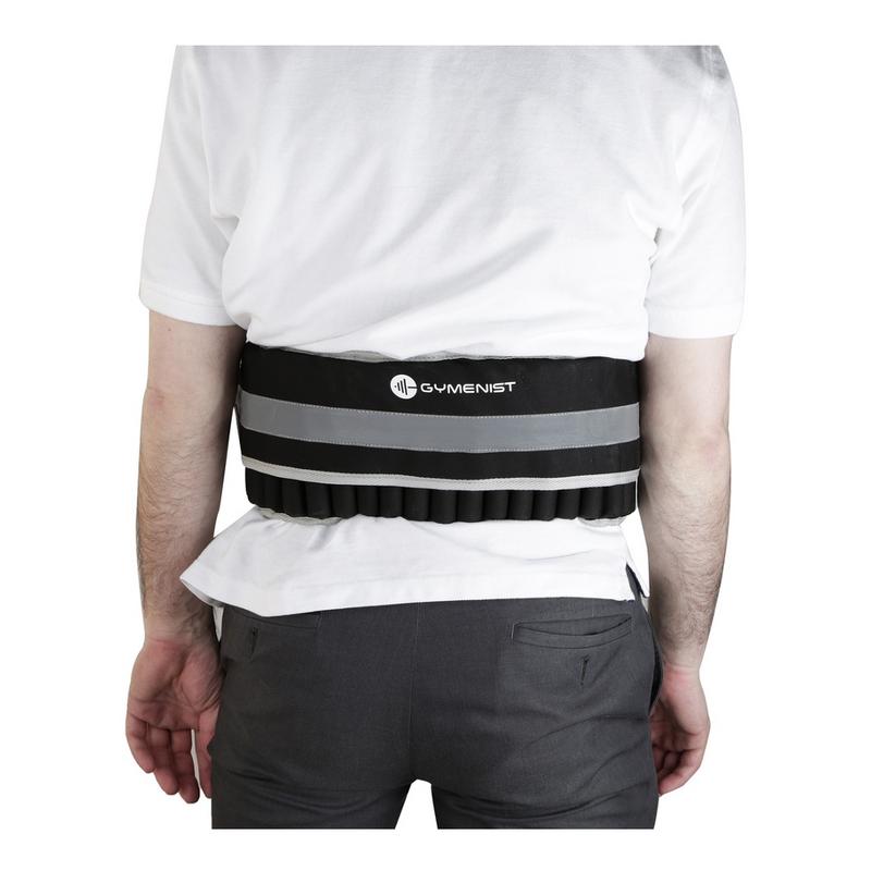 Gymenist Weights Waist Belt Adjustable Strap And Removable Weight (11LB)
