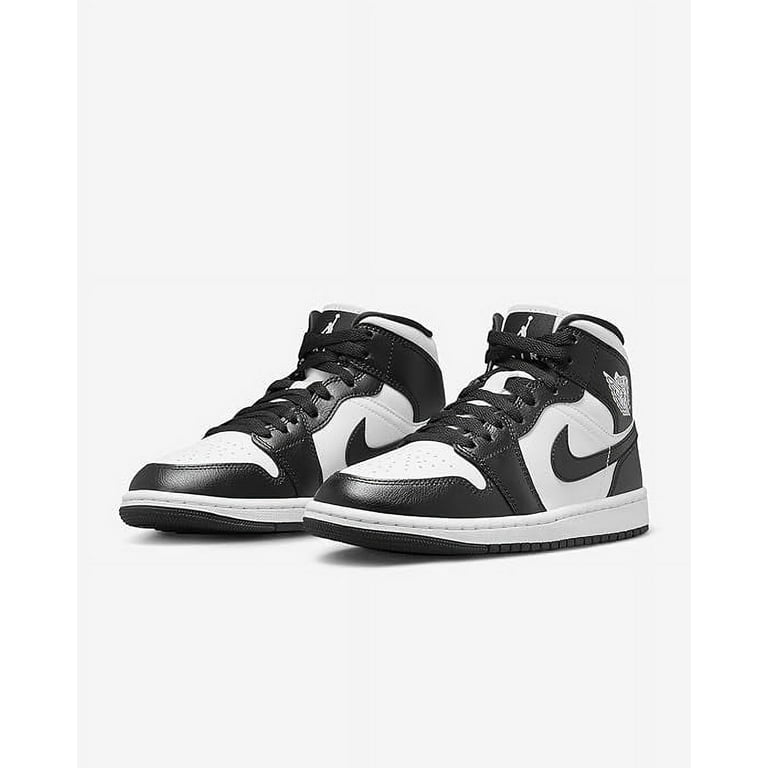 Nike Women s Shoes Air Jordan 1 Mid White Black White 8.5 Walmart