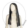 thumbnail image 3 of Glistening Muslim Turban for Head Wrap Long Stretch Headwraps Exquisite Shawls Shimmering Bandana HeadScarf Hijab White AB drill, 3 of 4