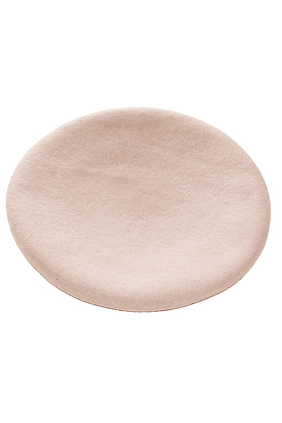 Women Classic Wool Felt Warm French Beret Hat Beanie Pure Color Sweet Mini Cap