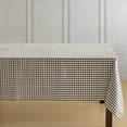 thumbnail image 2 of Elrene Home Fashions Gingham Check 3-Yard Cut-to-fit Vinyl Tablecloth/Table Protector, Black, 54" x 108", 2 of 5