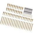 thumbnail image 2 of Lixada 100 Pcs Pinces de Sécurité pour Matériel de Pêche à la Carpe avec Épingles Tubes en Caoutchouc Anti, 2 of 8