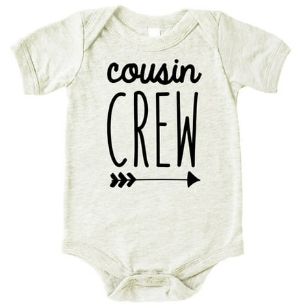 

Cousin Crew Arrow T-Shirts and Bodysuits for Baby and Toddler Boy and Girls Fun Family Outfits Natural Heather Bodysuit 6 Months