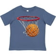 thumbnail image 3 of Inktastic Basketball Swish Boys or Girls Toddler T-Shirt, 3 of 5