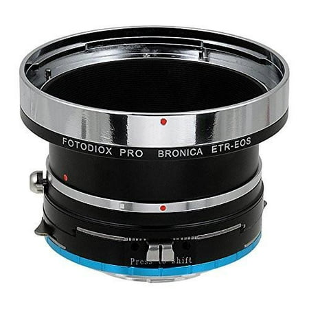 Fotodiox Pro Lens Mount Shift Adapter - Bronica ETR Mount SLR Lenses to Fujifilm X-Series Mirrorless Camera