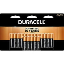duracell coppertop alkaline aaa battery (18-pack)