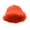 Orange, variant on Jgppe Fuzzy Bucket Hats for Women Winter Warm Fleece Solid Color Cute Hat Fisherman Cap