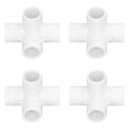 thumbnail image 4 of Paquete de 10 Conectores de PLÁSTICO PVC DE 6 VÍAS, ACCESORIOS DE TUBERÍA DE CODO DE ESQUINA CON DIÁMOTRO Interior de 25 mm ideal para proyectos de plomería, 4 of 7