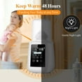 thumbnail image 4 of Behome Bottle Warmer, 48Hours Keep Warm, Fast Milk Warmer for Breastmilk and Formula, Accurate Temperature Control & LED Light, for All Bottles, White, 4 of 9