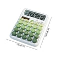 thumbnail image 3 of 12-Digit Desktop Calculator, Solar and Battery Powered, Large LCD Display, Mechanical Switch for Office School Home, 3 of 6