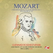 Mozart - Concerto for Flute & Orchestra No. 1 in G Major K. - Music & Performance - CD