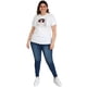 thumbnail image 4 of Playera Roman Fashion /Tallas Extras, 9001-48 C EST LA VIE (Blanco) blanco 40 Roman Fashion PL-ER-9001-48-BLANCO, 4 of 6