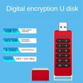 thumbnail image 4 of Secure USB Drive, 32GB Encrypted USB Flash Drive Hardware Password Memory Stick with Keypad USB 3.1, 4 of 5