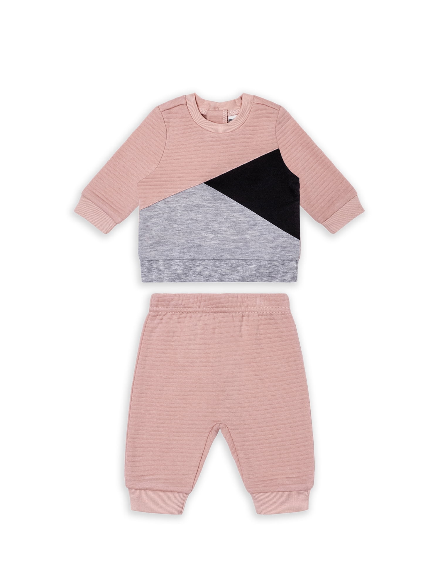 PC Fashion Quilted Jogger Set (3M-24M 