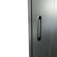 thumbnail image 6 of 6 Tier Narrow Storage Cabinet, Slim Rolling Spice Rack Next to Fridge, Wood Storage Organizer with Handle, Pantry Shelf Kitchen Rolling Cart, Black, 6 of 8