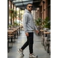 thumbnail image 4 of Sudadera Hoodie para Hombre con Capucha y Bolsillo Frontal Estilo Urbano Ajuste Cómodo, 4 of 5