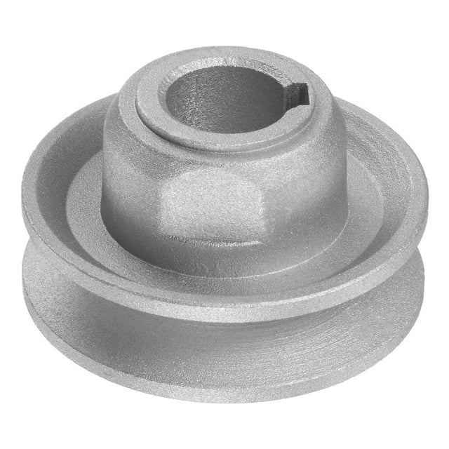 Polea de motor de embrague de máquina de coser industrial Uxcell de 15 mm de diámetro interno y 50 mm de diámetro de rueda de transferencia eléctrica de aluminio