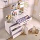 thumbnail image 2 of Box Chair Dressing Table Container Minimalist Make Up Dressing Table Toilet Cabinets Living Room Tocador Maquillaje Furniture My Lux Decor Round, 2 of 6