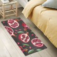 thumbnail image 4 of Pomegranates Bathroom Rug 39x20 Non Slip Quick Dry Washable Bathroom Mats for Bedroom Living Room Kitchen, 4 of 7