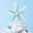 White+Blue, variant on Sinkoo Natural Starfish Christmas Tree Topper, 6 Inch Starfish Treetop Coastal Christmas Holiday Decoration for Sea Nautical Beach Themed Xmas Decor