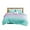 Blue, variant on Gracie Mills Dagny Ombre Glitter Reversible Duvet Cover Set Aqua Blush Purple