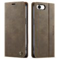 thumbnail image 2 of CaseMe Calf Leather Lining Microfibre Wallet Case For iPhone 16e 6.1-inch with RFID Blocking,Magnetic Closure,Card Slots,Cash Slot,Kickstand,Shockproof Flip Folio Protective Phone Case,Brown, 2 of 10