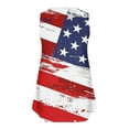 thumbnail image 4 of Aboser Womens USA Flag Tunic Tank Tops Loose Fit Sleeveless Patriotic Shirts America Stars and Stripes Graphic Tunics Dressy Casual Square Neck Shirt Blouse, 4 of 4