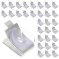 thumbnail image 3 of DINHEAROM 20Pcs Silver Aluminum Glass Shelf Bracket Pegs For Stable Support In, 3 of 8