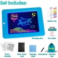 thumbnail image 1 of Obuby Kids Light Up Drawing Board Magic Pad Draw Tracing&nbsp;with 9 Light Effects&nbsp;LE OBUBY OBUBY, 1 of 2