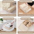 thumbnail image 5 of 8 Sets Luggage Packing Organizers for Travel Accessories, Travel Essentials, Including Waterproof Shoe Storage Bag Convenient Packing Pouches Clothing Underwear Bag for Traveller, Beige, 5 of 7