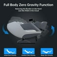 thumbnail image 5 of Massage Chair Full Body with Heat, Full Body Zero Gravity SL-Track Shiatsu Massage Chair,3D Massage Chair with Foot Massage, Bluetooth, Wireless Phone Charger, 5 of 10