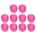 thumbnail image 2 of Jialinnn Doll Accessories Cowboy Hat Set Plaid Pink 10 Pack, 2 of 9