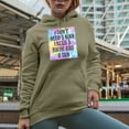 thumbnail image 2 of I Don't Need a Man, I Need a Bikini and a Tan, Summer Tie Dye Art Merch Gift, Sand Hooded Sweatshirt or Hoodie, Small, 2 of 5