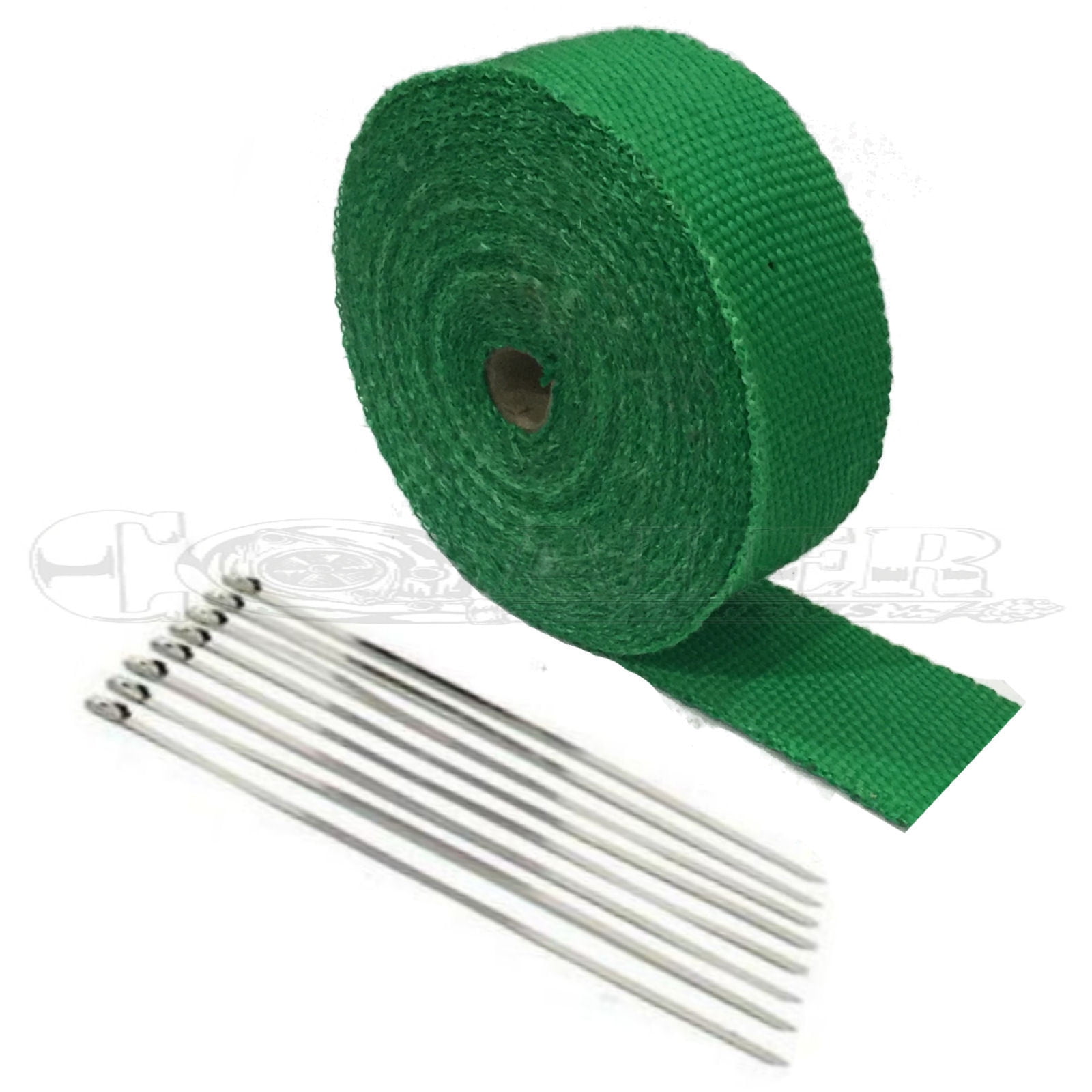 12" 12 PCS STAINLESS CABLE ZIP TIE STRAPS CATBACK EXHAUST MUFFLER OR HEAT WRAP 