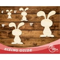 thumbnail image 3 of Unfinished Wood Cartoon Bunny Shape 30" / 1/4", 3 of 3