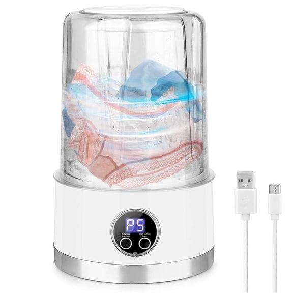 Underwear Washing Machine Rechargeable Washing Machine 3000 MAh Compact Deep Cleaning Underwear Sui