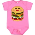 thumbnail image 3 of Inktastic Hamburger Kawaii Boys or Girls Baby Bodysuit, 3 of 5