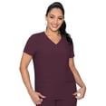 thumbnail image 3 of MED COUTURE Women Knit Back Top, Color: Navy, Size: M (8478-NAVY-M), 3 of 8