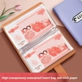thumbnail image 7 of 100 Envelope Challenge Binder, Money Saving Wallet with Password Lock, Envelopes Money Saving Challenge Binder Book Budget Planner, Save and Protect Cash Security, 7 of 7