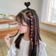 thumbnail image 3 of piezas de herramienta de trenzado, accesorios para el cabello DIY, trenzas de pelo elásticas coloridas para niñas, diadema para boda, fiesta de cumpleaños, peinado a favor de los niños, 3 of 5