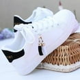 thumbnail image 2 of Oyedens Tassel White Fashion Sneakers for Women Girls Casual Leather Low Top Tennis Walking Shoes, 2 of 5