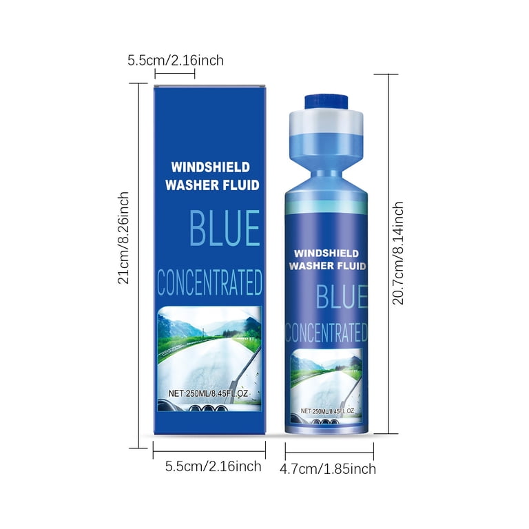 ZZkhGO Blueberry Windshield Washer Fluid, Concentrated Car