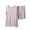 Beige, variant on Women Summer Pajama Set Sleeveless Tank Top Bow Print Shorts Loungewear 2 Piece Sleepwear Modal Blend Plus Size Casual HomeWear XL-5XL