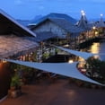 thumbnail image 2 of 12’ Triangle Sun Shade Sail UV Top Outdoor Canopy Patio Lawn Backyard Cover Pool-Beige, 2 of 2