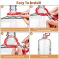 thumbnail image 4 of 4Pcs Carboy Handle, Portable Glass Carboy Handle, Adjustable Heavy Duty Carboy Holder, Essential Wi, 4 of 4