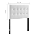 thumbnail image 6 of Modway Emily Twin Tufted Performance Velvet Headboard in White, 6 of 8