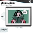 thumbnail image 4 of Stupell Industries Traditional Know Your Secrets Black Framed Print Under Glass, 20 x 14, by Andreas Magnusson, 4 of 8