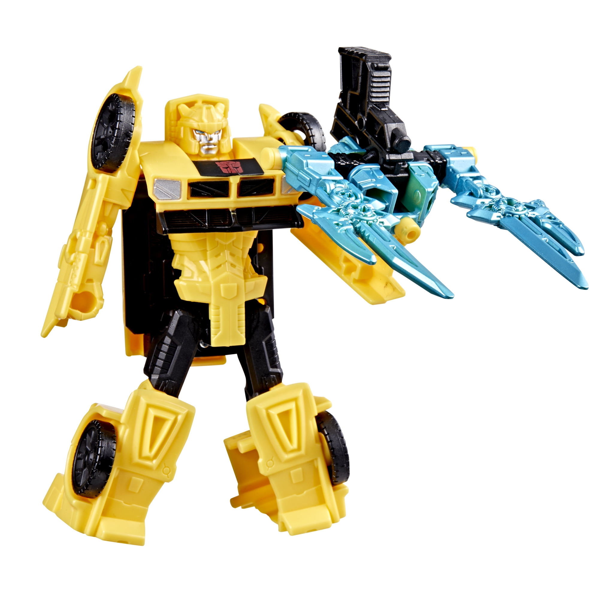 Transformers CYBERWORLD Armored Cyber Changers Bumblebee Action