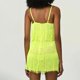 thumbnail image 3 of Women Sequin Tassel Skirt Fringe Flapper For Ballroom Tango Rumba Samba, 3 of 8